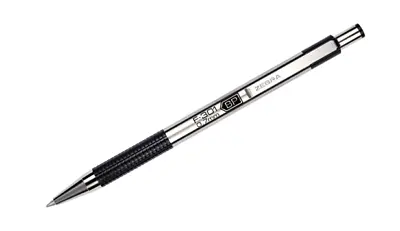 ZEBRA F301 Stainless Steel Retractable Ballpoint Pen 0.7mm  BLACK • $9.95