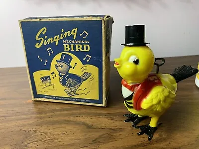 Irwin Singing Bird Wind Up In Box W/ Mechanical Key  • $40
