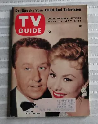 Vintage Magazine TV Guide May 1956 George Gobel Mitzi Gaynor New York Edition 72 • $12