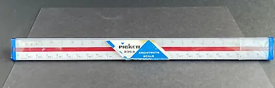 Vintage Triangular Scale PICKETT - 235A ARCHITECTS SCALE - Ruler Tool • $19.95