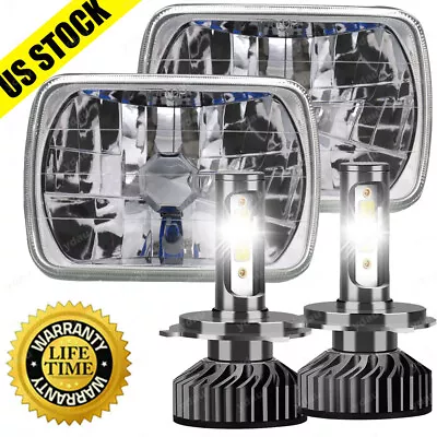 Pair 5x7  7x6  LED Headlights Hi/Lo DRL For Toyota Pickup 82-95 Tacoma 1995-1997 • $59.99