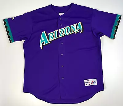 Vintage Majestic MLB Arizona Diamondbacks M. Grace #17 Jersey Made In USA Sz XL • $95