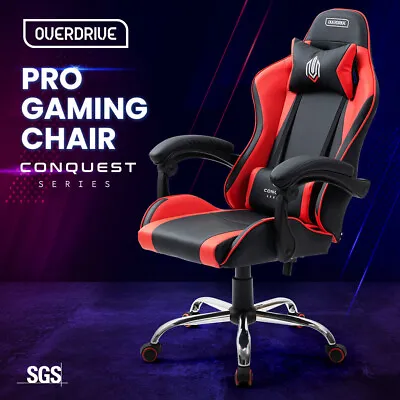 $159 • Buy OVERDRIVE Gaming Office Desk Chair Reclining Ergonomic Comfortable Home Computer