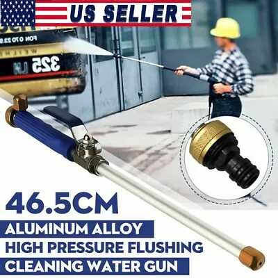 $11.99 • Buy Hydro Jet High Pressure Power Washer Water Spray Gun Nozzle Wand Attachment