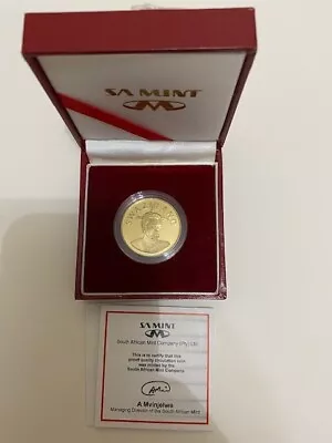 $129.99 • Buy Swaziland Commemorative Coin - 40th Birthday Of King Mswati III-- Goldish Coin