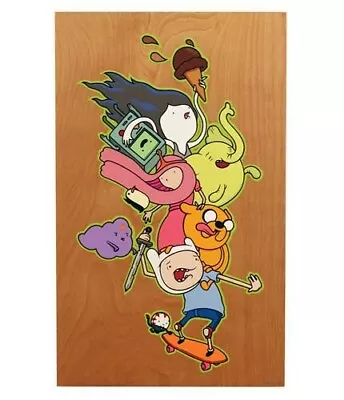 Mike Budai Adventure Time Painting On Wood Mondo Gallery Finn Jake Skateboarding • $800