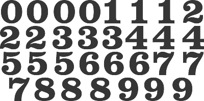 £2.05 • Buy Sticky Vinyl Numbers Stickers Decals Bin Door Office Home Weather Proof Bk & Wh