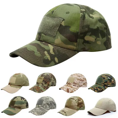 Baseball Cap Unisex Tactical Army Hat Military Hunting Fishing Camouflage Visor╱ • £3.59