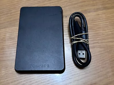 500GB Toshiba Portable External 2.5  USB Hard Drive - V63700-A • £24.99