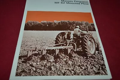 Massey Ferguson 82 Mounted Plow For 1965 Dealer's Brochure RCOH #2 • $18.99