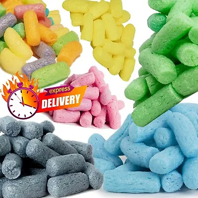 Coloured Ecoflo Quality Biodegradable Loose Void Fill Packing Peanuts • £21.30