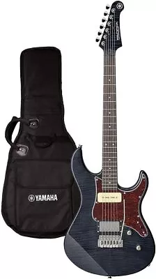 YAMAHA PACIFICA 611VFM TBL Translucent Black Electric Guitar W/soft Case • $1028.59