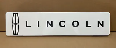 Lincoln Car Sign Flange Metal Garage Wall Decor Gas Oil Tools Parts Tire Garage • $42