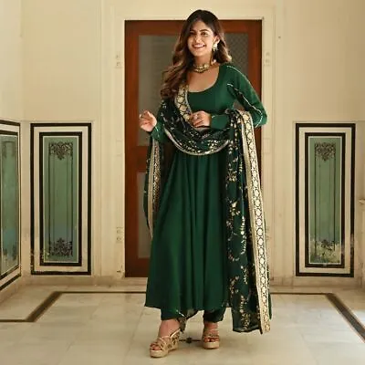 Anarkali Gown Salwar Kameez Pakistani Indian Wedding Party Wear Dress Bollywood • $82.69