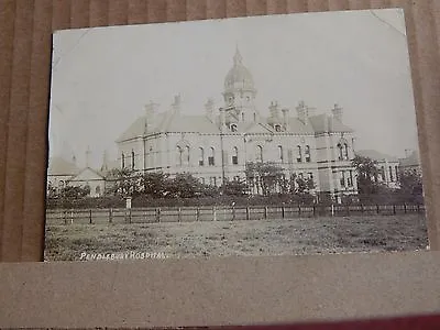 Postcard Pendlebury Hospital Salford Real Photo Posted 1904 • £12.47