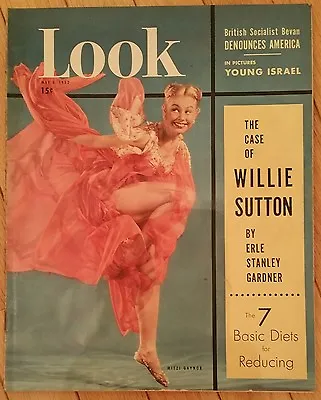 Look Magazine May 6 1952 Mitzi Gaynor Willie Sutton Young Israel  • $49.99