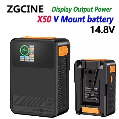 ZGCINE ZG-X50 V Mount Battery Power Bank 14.8V V-Lock PD Fast Charging Battery • $229