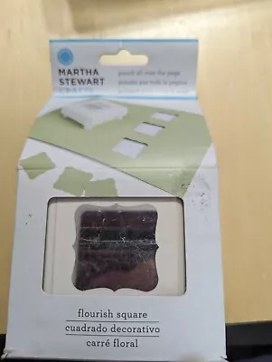 Martha Stewart's Flourish Square  Punch. • $7