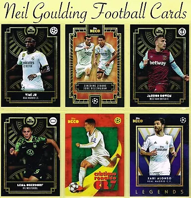 Topps UEFA Club Competitions 2023-24 ☆ DECO - CURRENT STAR & INSERT ☆ Cards • £0.99