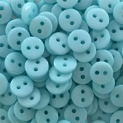 2 Holes 9mm Round Resin Buttons Scrapbooking Sewing DIY Craft 28 Colors 100Pcs  • $1.99