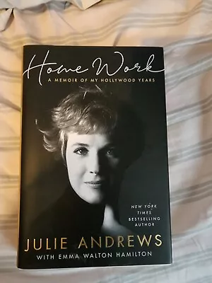 $109.99 • Buy Home Work By Julie Andrews (Signed)  Like New 2019