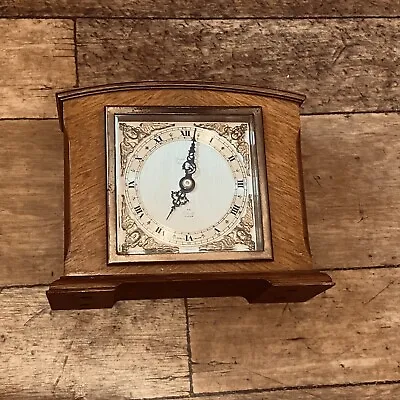 Vintage Elliott Mantel Clock Speed & Son Kings Lynn Working Wind Up Analogue • $565.23