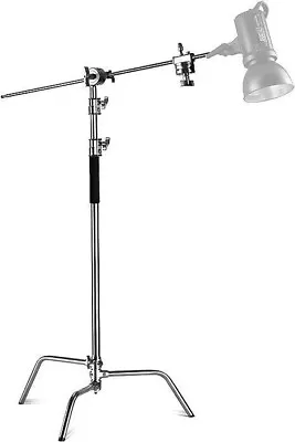 NEEWER 320cm Stainless Steel C Stand With Boom Arm NEW AND UNUSED • £129.99