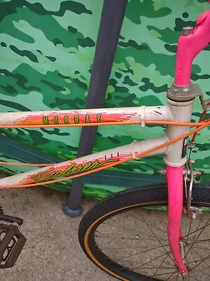 Vintage 1990s Murray USA Expolerer Bicycle Neon-Pink/Orange All Original • $395