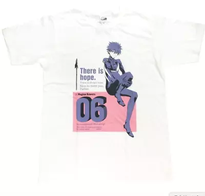 EVANGELION EVA STORE Kaworu Nagisa Tshirt XL Size White Japan Rare Limited Gift • $77.90