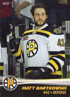 2016/17 Providence Bruins [#24] MATT BARTKOWSKI • $1.27