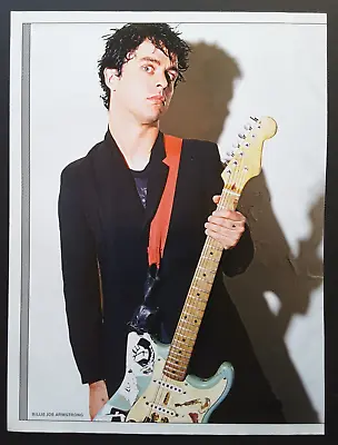 Green Day Billie Joe Armstrong Vintage Full Page Magazine Pinup Poster Clipping • $7.99