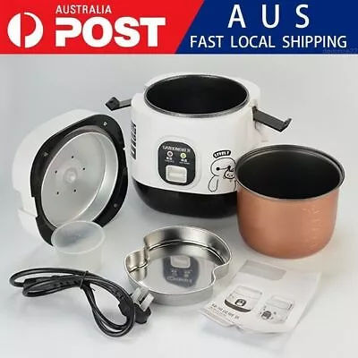 $31.39 • Buy Electric Rice Cooker 1.2L Portable Mini Small Rice Cook 3 Cups For 1-2 Person AU