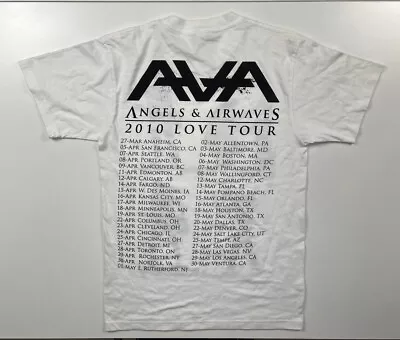Angels & Airwaves Shirt Small LOVE Tour 2010 Blink-182 Atticus Macbeth Punk Emo • $49.99