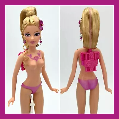 ❤️Mariposa Fairy Barbie Doll Hair Styled In Swarovski Crystals Nude Mattel❤️ • $21.98