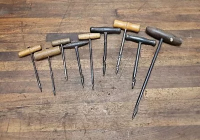 K87- Lot Of Vintage Antique GIMLETS - Carpenter Tools • $12