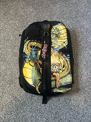 Rare Vintage 90’s JNCO Dragon & Snake Backpack With Oversized Zipper • $350