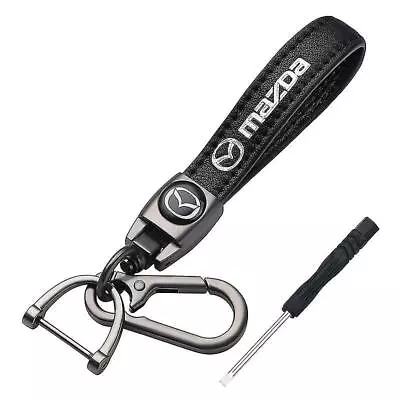 Collectable Metal & Leather Keyring MAZDA With Complimentary Screwdriver • $29