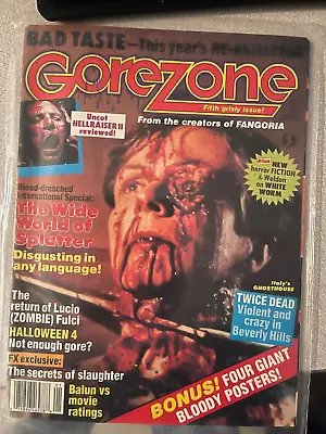 $10 • Buy Gorezone Magazine No 5 - January 1989