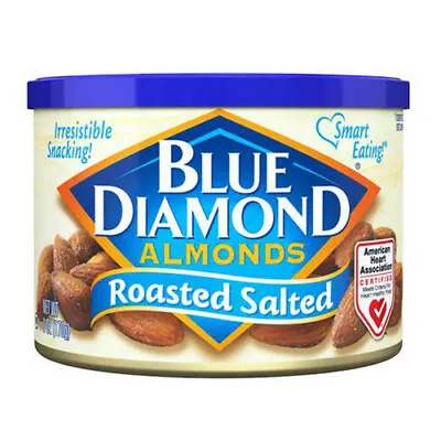 Roasted Salted Almonds 6 Oz By Blue Diamond • £8.18