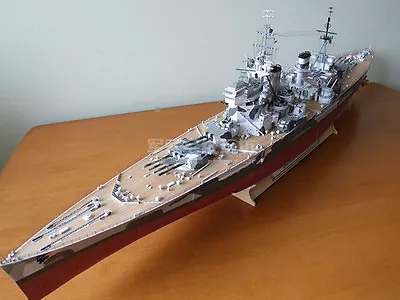 1:200 Scale HMS Prince Of Wales V-class Battleship DIY Handcraft Paper Model Kit • $69.99