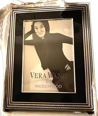 Wedgwood By Vera Wang With Love Noir 8  X 10  Photo Frame NEW IN BOX • $139.99