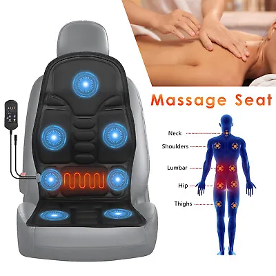 Back Massager Seat Cushion With Heat For Full Back Massage Pad For OfficeHome • $26.11
