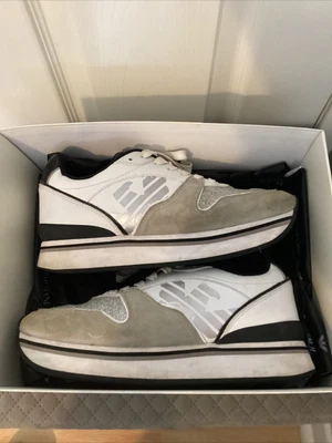 £29 • Buy Emporio Armani Womens Trainer Shoes Size UK 5 WITH BOX
