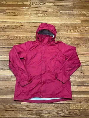 Marmot Men's Red Packable Rain Jacket Windbreaker Coat Size Large • $24.29