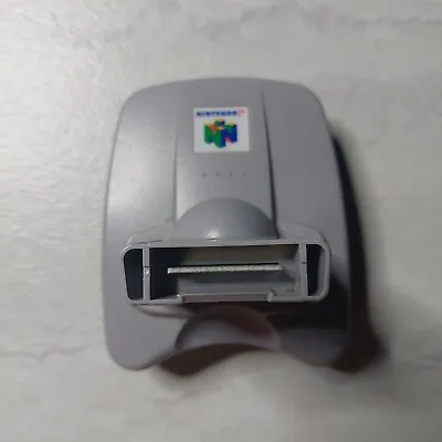 OEM- Nintendo 64- N64 Transfer Pak Pack Controller NUS-019 Authentic! (F) • $14.99