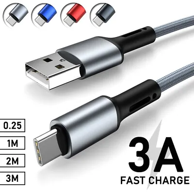USB C Fast Charging Charger Cable For Samsung S8 S9 S10 S20 S21 Plus Type C Cord • $7.87