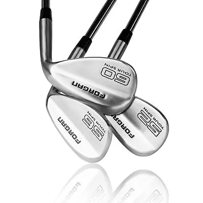 Forgan Of St Andrews Tour Spin 3 Golf Wedge Set 52-56-60 Mens Right Hand • $109.95