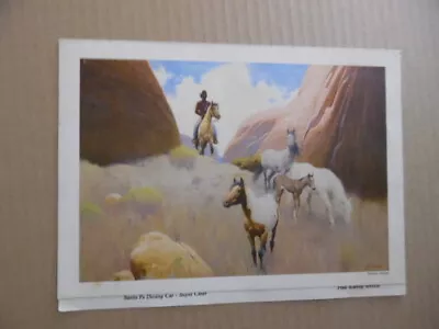 $14.95 • Buy Vintage Fred Harvey Santa Fe Railway Super Chief Dining Car Menu Navajo Ponies 