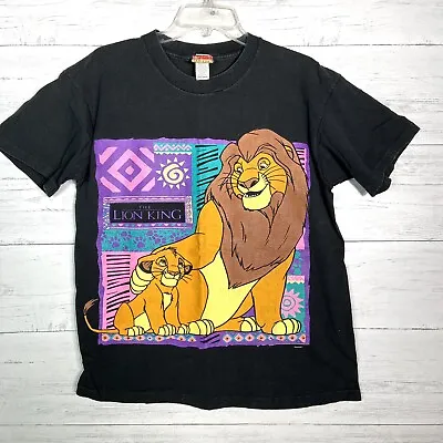 Vintage 90s Disney Lion King T Shirt Single Stitch Double Sided Made In USA Sz L • $120.90