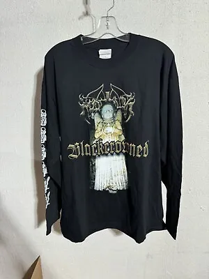 Vintage 2001 Marduk Blackcrowned Tour Long Sleeve T Shirt Black Metal Mayhem • $74.99